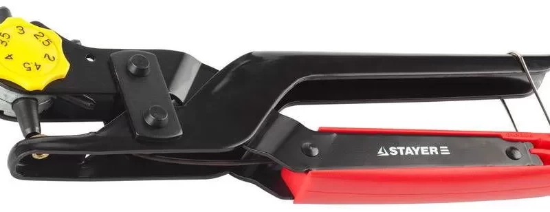 Дырокол  "PROFESSIONAL" револьверный для кожи, усиленный,