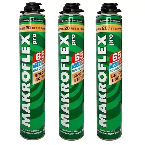 Пена монтажная профессиональная MAKROFLEX PRO