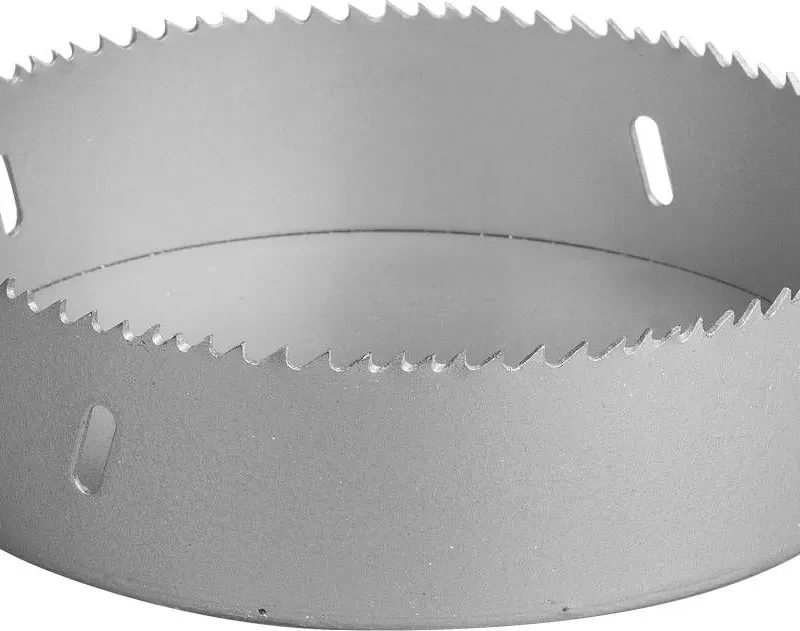 Коронка биметаллическая, быстрорежущая сталь, глубина сверления до