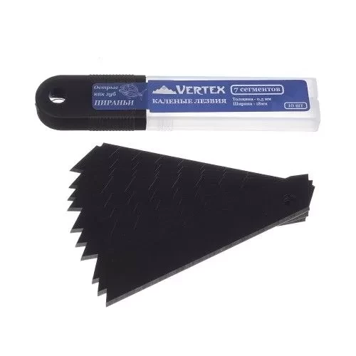 Лезвия закаленные сегментированные