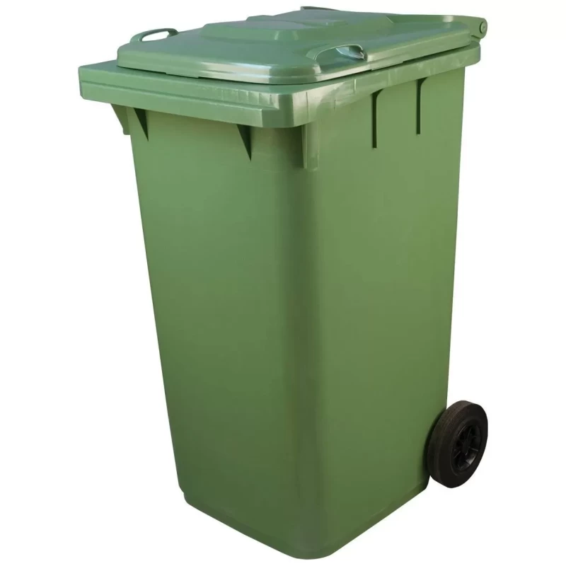 Мусорный контейнер на двух колесах
