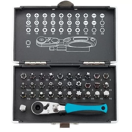 Набор бит с трещоткой,