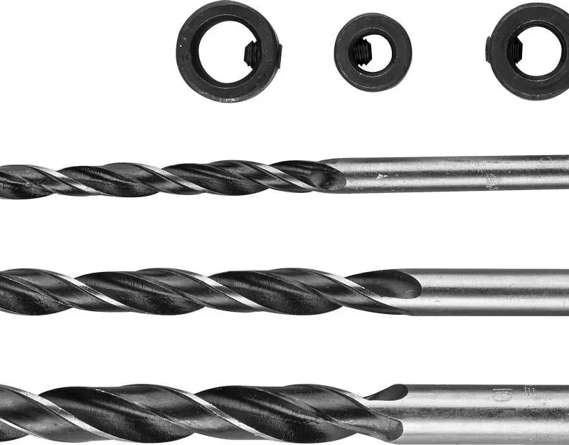 Набор сверл по дереву с ограничителями,