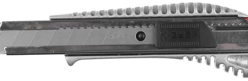 Нож  "МАСТЕР" металлический, самофиксирующееся лезвие,