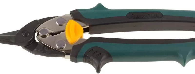 Ножницы по металлу COMPACT, Cr-Mo, компактные, прямые,