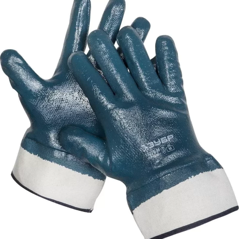 Перчатки рабочие с полным нитриловым покрытием