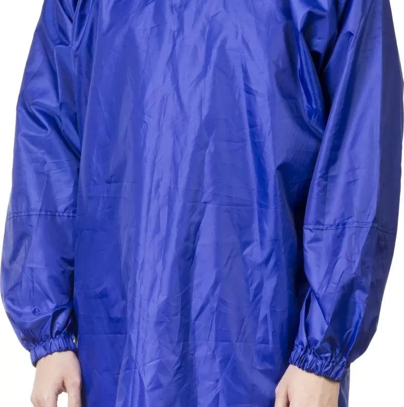 Плащ-дождевик, нейлоновый, синий цвет, универсальный