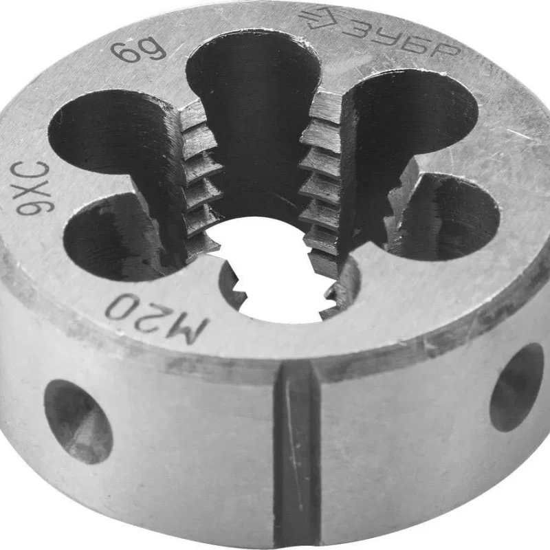 Плашка  "МАСТЕР" круглая ручная для нарезания метрической резьбы,