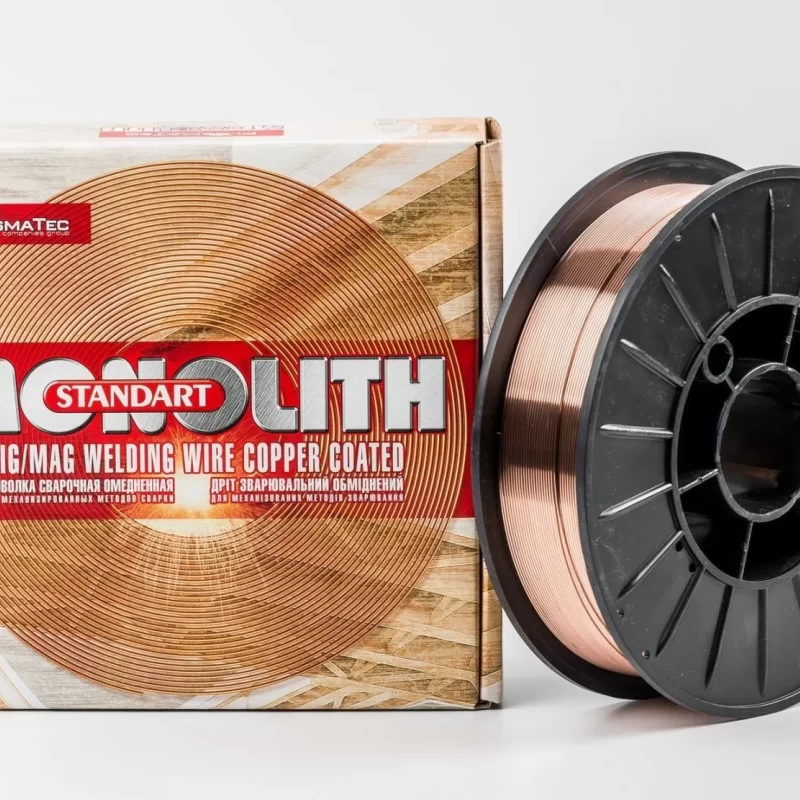 Проволока сварочная с омедненной поверхностью
