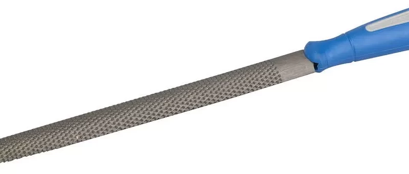 Рашпиль  "ПРОФЕССИОНАЛ" полукруглый, двухкомпонентная рукоятка,