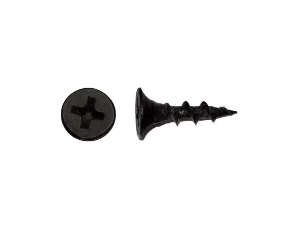 Саморез черный по дереву