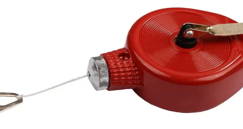 Шнур-отвес  разметочный, корпус металлический,