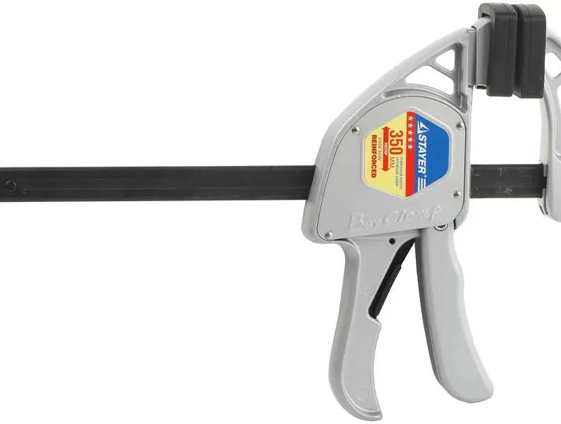 Струбцина "EcoKraft" ручная пистолетная, , металлический корпус,