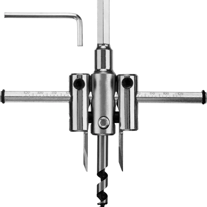 Сверло  "МАСТЕР" регулируемое по дереву, двухрезцовое "Балеринка",