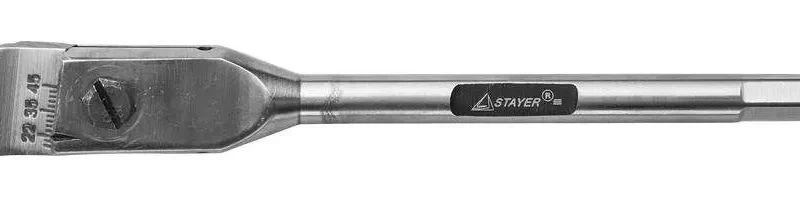 Сверло перовое по дереву, регулируемое,  Professional,