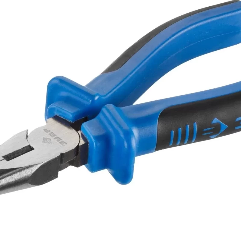 Тонкогубцы изогнутые  эксцентриковое расположение шарнира, особостойкое спец. покрытие