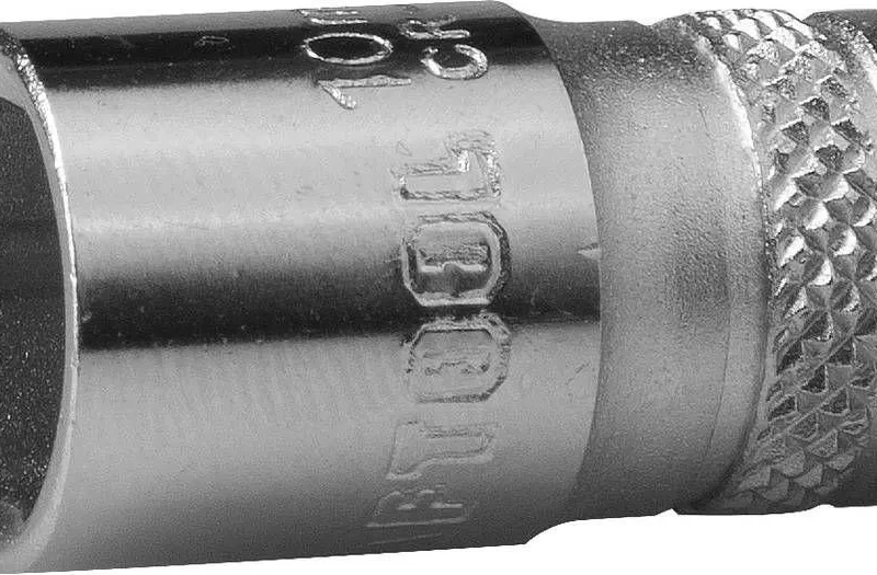 Торцовая головка  "INDUSTRIE QUALITAT", Cr-V, FLANK, хромосатинированная,