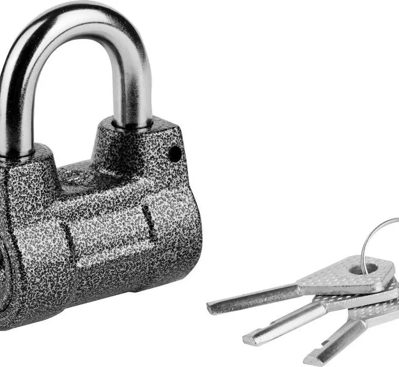 Замок навесной, дисковый механизм секрета,